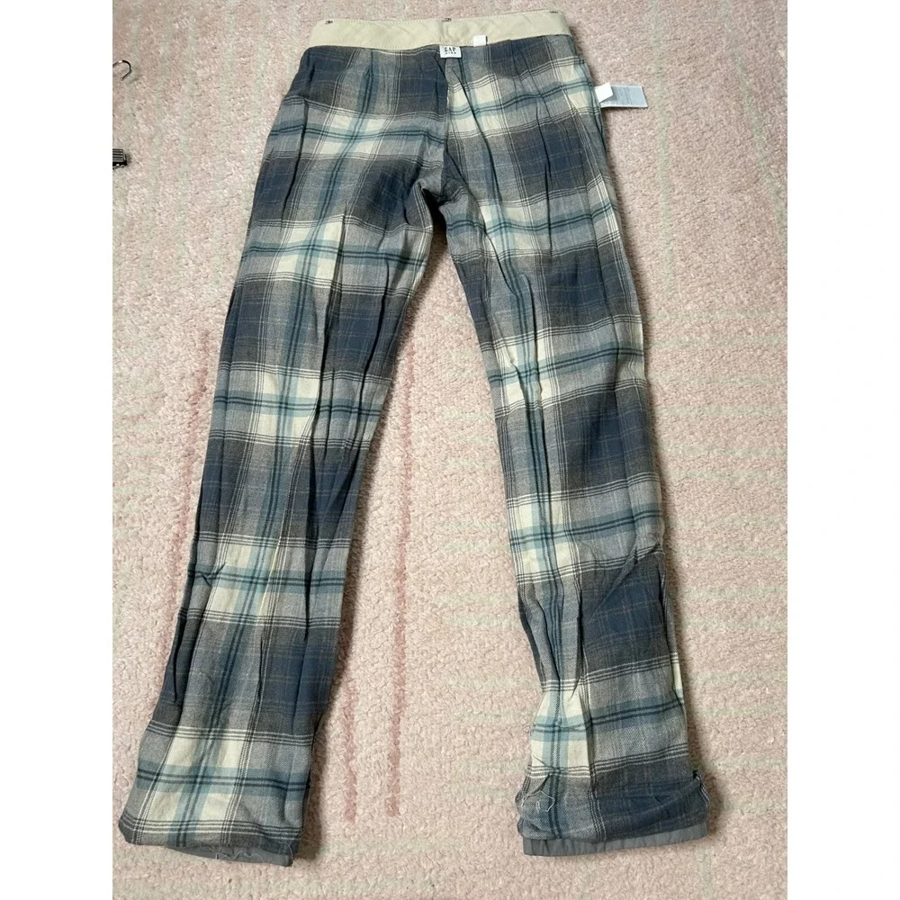 Gap Kids Gray Cotton Fleece Lined Pants Size 12 SLIM NWT Fall Winter Outdoors